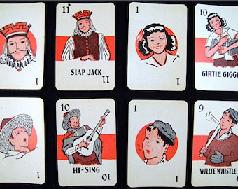 1930's Vintage SLAP JACK Playing Cards Mini's
