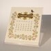 2010 letterpress and silkscreen calendar