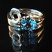 Crescendo - Blue Topaz Ring
