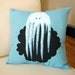 Octopus's Accident Pillow in Blue