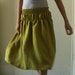 E . skirt in linen by PAMELATANG