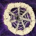 SALE - Handmade Gothic Doiley with Spider Web Like Innards
