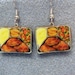 Fried Chicken Mashed Potatoes TV Dinner Kitsch Dangle Polymer Clay Junk Food Earrings Hypo Allergenic Nickle-Free