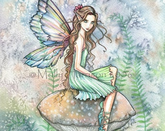 Original Fairy Fine Art Fantasy Print by Molly Harrison 12 x