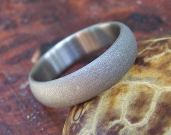 Titanium Ring, Wedding Ring, Custom Made Ring, Mens Ring, Womens Ring, Sandblasted Ring, Handmade Ring, Wedding Band, Personalized Ring