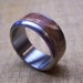 Titanium and Manzanita Burl Inlay Ring