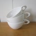 vintage white melmac cups by Gale Art