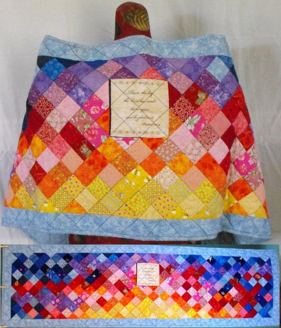 Sunrise Quilted Prayer Shawl