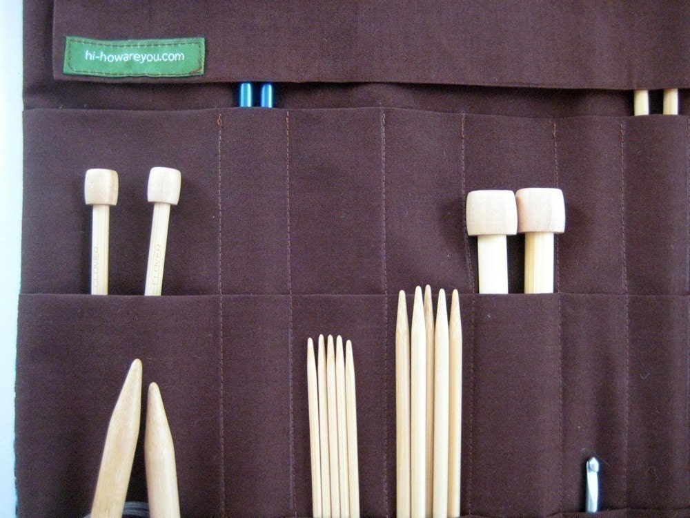 xl knitting needle organizer mosaic