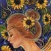 Lustre Print Sun Flower Fairy 5.50 x7inch Print By Renee