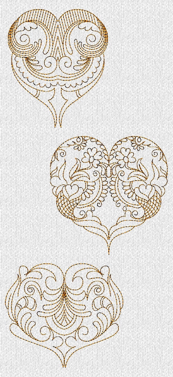 1000+ images about Hearts on Pinterest | Embroidery, Embroidery ...