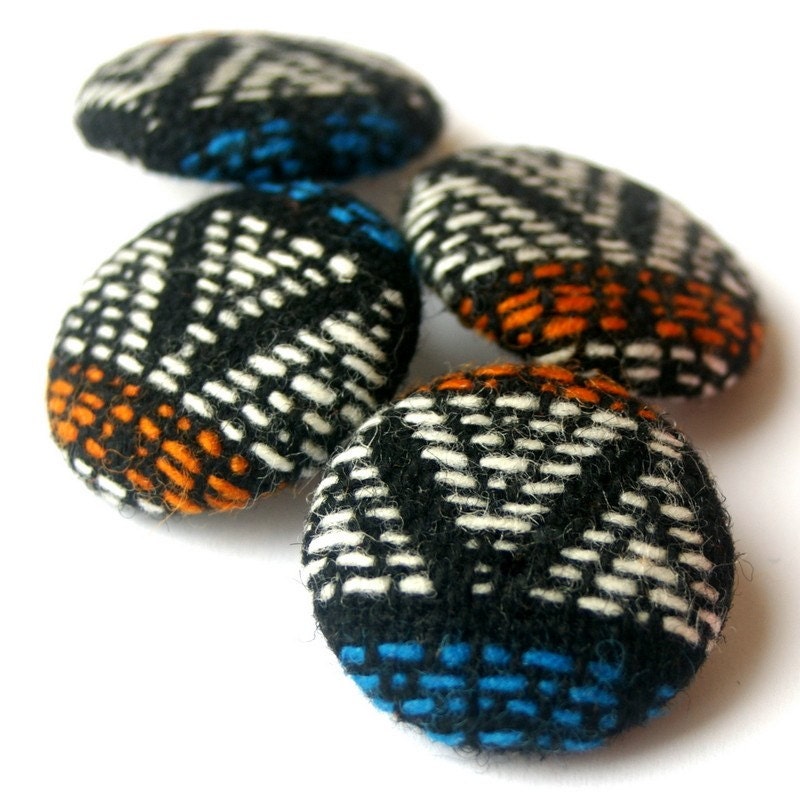 Medium Fabric Covered Buttons Set of 4