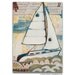Small Boat Art Print on Wood, DG MINI Sailboat East