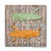 SALE 75% off Grasshoppers Small Art Print on Wood, Nature Trail: Grasshoppers DG MINI by Dolan Geiman