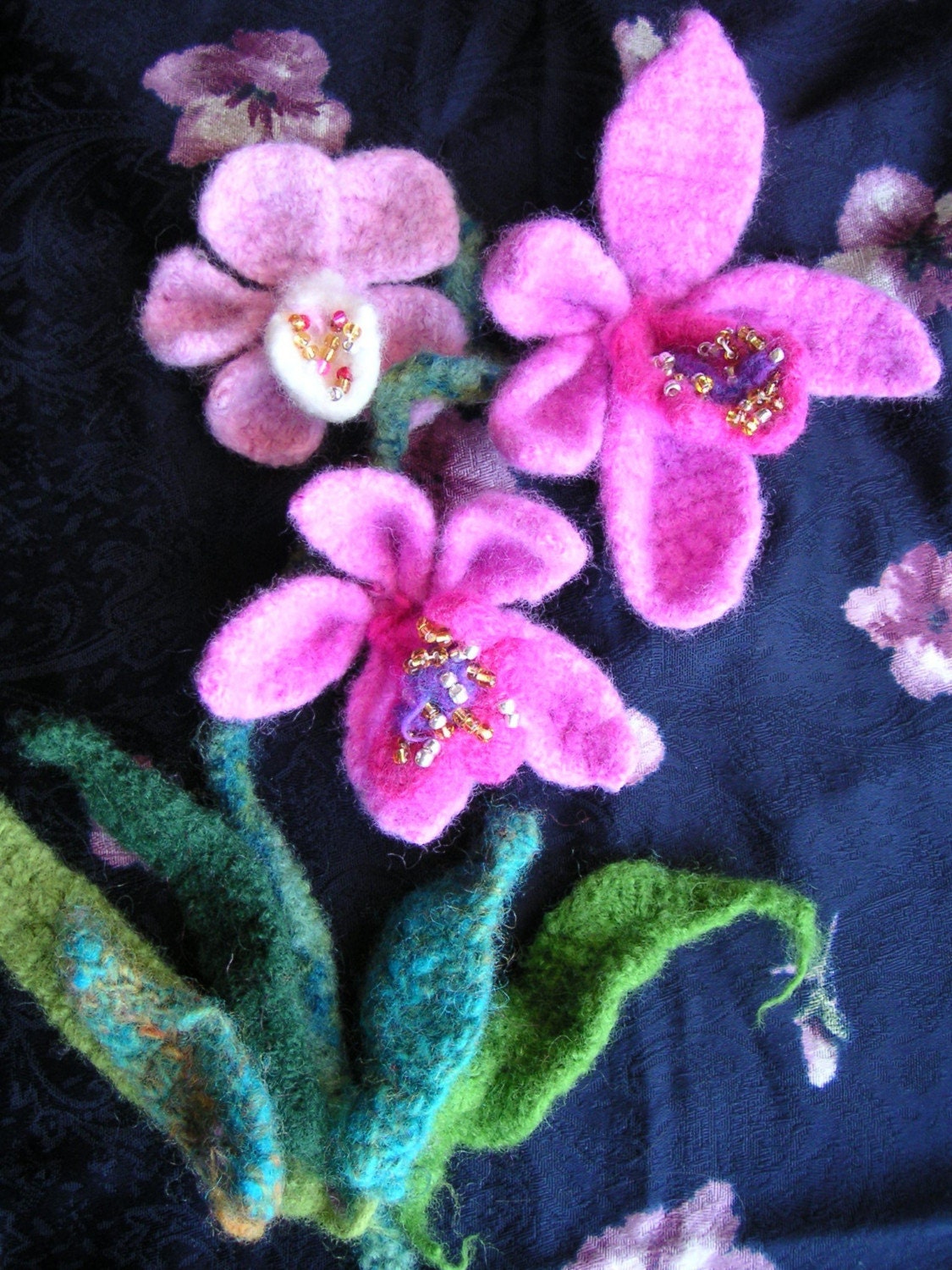 Felt Orchid Pattern | unavailable listing on etsy Felt Orchid Pattern | unavailable listing on etsy
