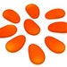 Tangerine Dreams Sea Glass Pendant- recycled glass beads