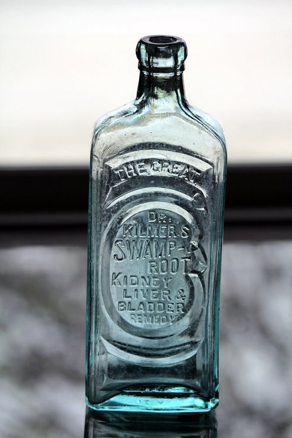 Cure Me Antique Bottle Dr Kilmer's Swamp Root Kidney