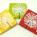 Dandelions -Mini Triptych -Acrylic Landscape Paintings -2.75 x 2.75 Canvas -Set of Three