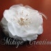 Fluttering Wings Silk Wedding Hair Flower
