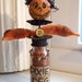 Halloween PIXIE PEG FoLk ArT Vintage Assemblage OOAK
