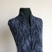Hand Knit Scarf, Prayer Shawlette, Cowl, Wrap, OOAK, Purple, Teal, Magenta, Soft Acrylic, Vegan, Spring Fashion, FREE SHIPPING
