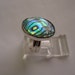 Abalone Paua Sterling Silver ring FREE SHIPPING size 7 & 1/4 Choctaw Native American Indian made