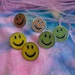 Vintage Smiley Face Earrings Set