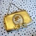 Gold Kitty Small Purse