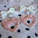 Pink and White Sweetheart Earrings