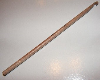 US Size L...Surina Wood Crochet Hook...8mm...6inch...Straight End