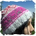 Women s Hat Hand Knit with Alpaca and Angora Bunny Yarn - Medium