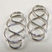Argentium Silver Infinity connector links-lot 2