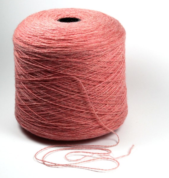 SALE Lambswool and Silk Yarn 890 gram cone