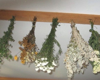 MIXED BUNCHES FLOWERS dried bunches assorted