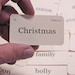 Mini Signs of Christmas flash cards