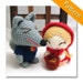 SAPlanet Amigurumi Pattern - Red Riding Hood and Big Bad Wolf (set of 2)