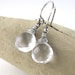 Clear Crystal Quartz Earrings, April Birthstone, Sterling Silver Handmade Jewelry, Holiday Jewelry, Gifts for Her - Petite Drops