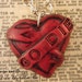 Go DIE Tattoo Heart Banner Necklace by Ugly Shyla