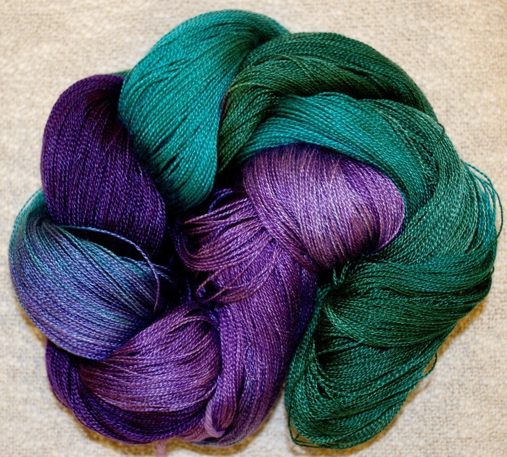 IRIS Handpainted 102 Tencel Yarn by iowaweaver on Etsy
