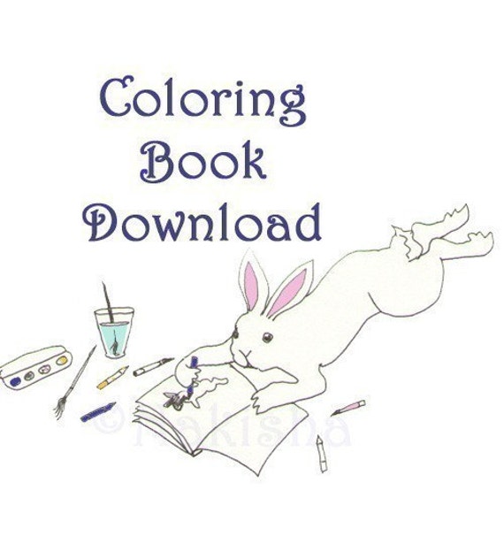 Download Color Me Rabbit Coloring Book Download pdf file