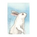 Original Watercolor Rabbit Painting - Mitzi - ACEO