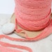 10yd STRETCH LACE TRIM salmon orange