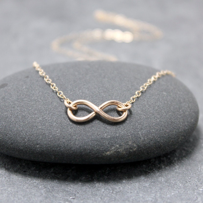 14K INFINITY CHARM Braceletsolid 14k gold