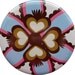 Pocket Mirror Heart Flower