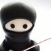 Little Glow in the Dark Ninja with Sword