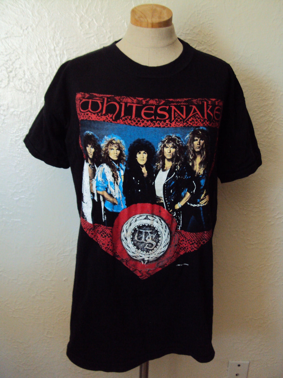 Vintage 1987 Whitesnake Rock Concert T shirt