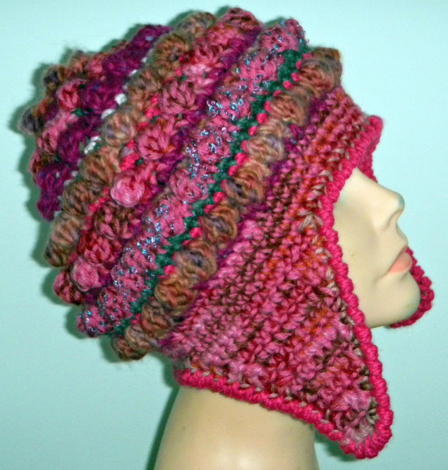 One of a Kind Freeform Freestyle Crochet by WoolMountainFiberArt