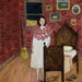 print from original oil painting - tonight her dreams would be beautiful - limited edition