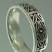 EVERGREEN LAUREL wedding band 14K gold