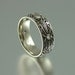The WHITE COUNT 14k gold wedding band